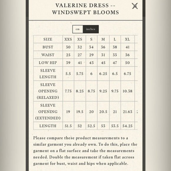 NEW DOEN Valerine SIlk Blend Dress Windswept Blooms Cream Floral | US XS - Picture 6 of 16